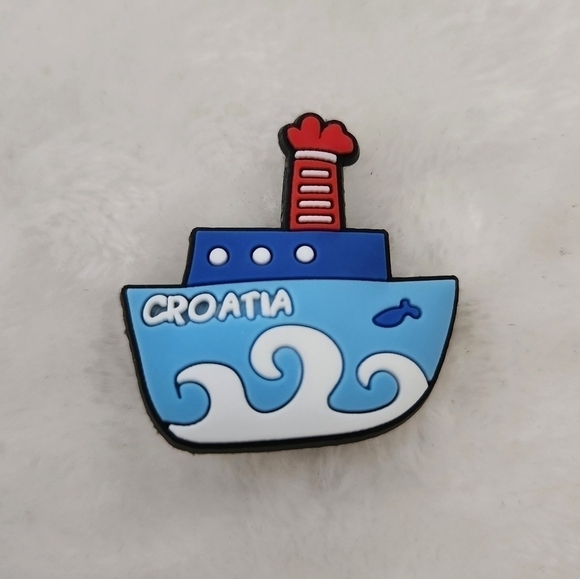 Crocs Jibbitz Shoe Charm Set of 4 Starfish Tug Boat Submarine Fish - Picture 6 of 6